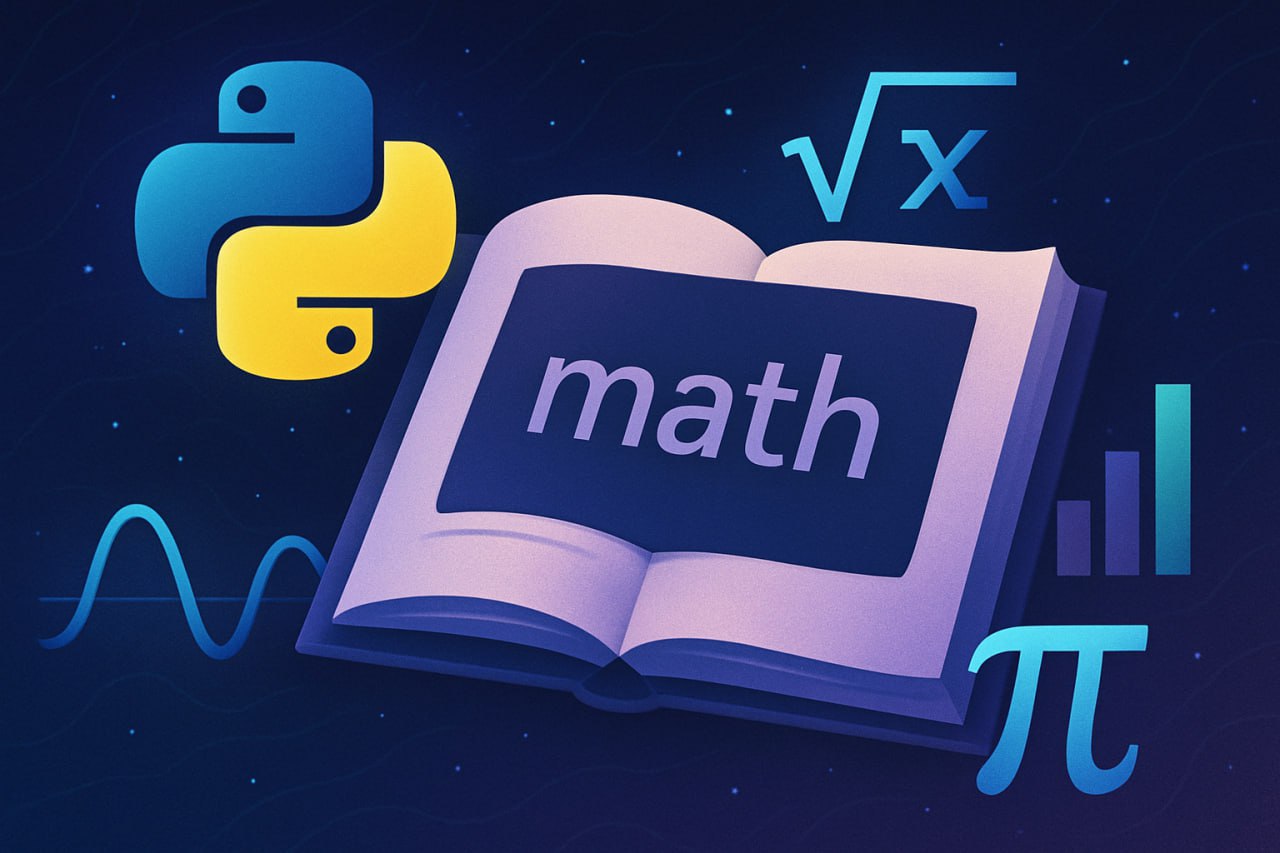 کتابخانه math پایتون